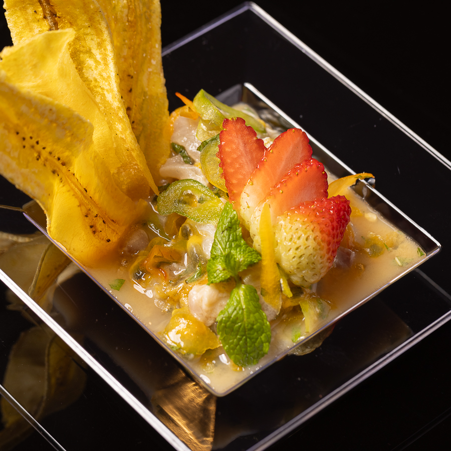 CEVICHE PARCHITA Y FRESAS  - 